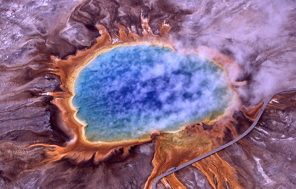 Grand Prismatic Spring in Yellowstone National Park