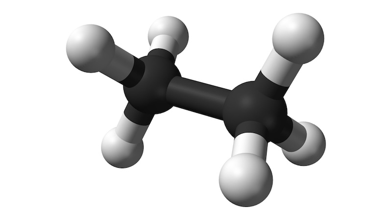 Figure 3: Ethane: a carbon-carbon bond.